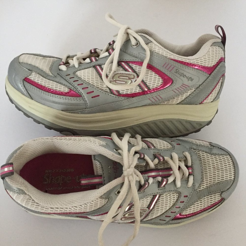 Sketchers Shape-Ups Toning Walking Shoes Size 8